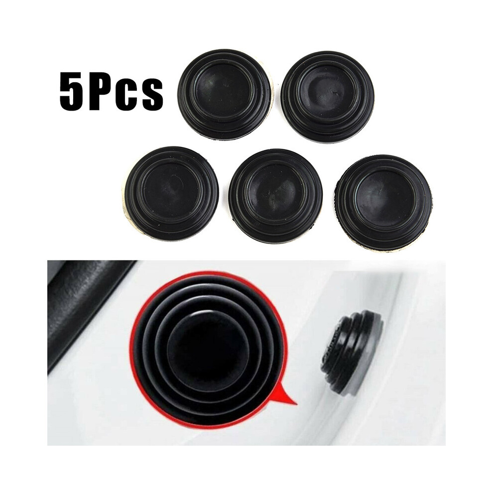 5Pcs Car Door Shock Absorber Sticker Silicone Car Trunk Sound Insulation 9486291575792