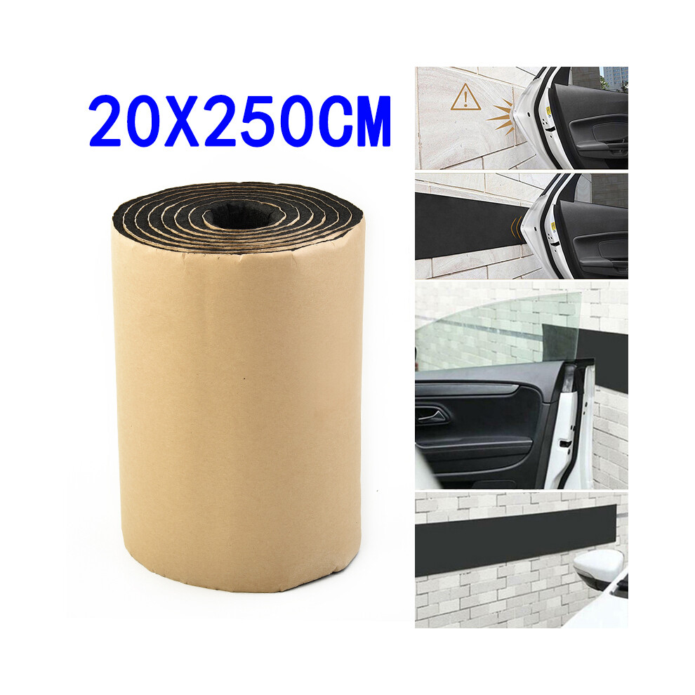 250X20cm Car Door Protector Garage Rubber Wall Safety Guard Bumper Sticker 9486291592942
