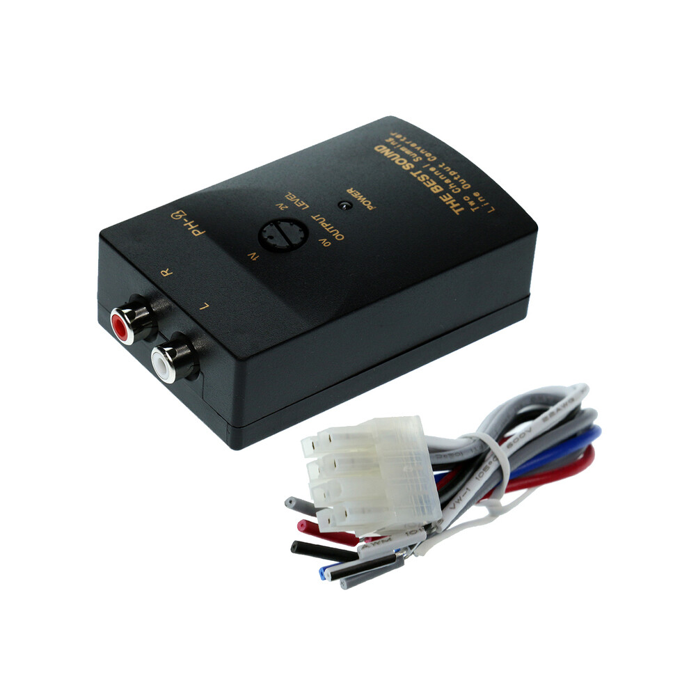 50W 1A Car Part Audio Rca Speaker High To Low Level Output Converter 9486291598517