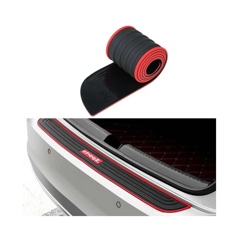 90Cm Car Rear Trunk Sill Bumper Protector Strip Universal Rubber Thickened 9486291599170
