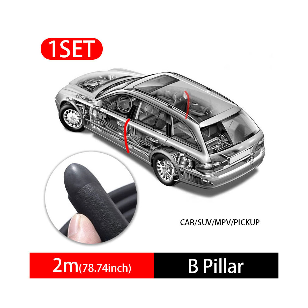 Universal Car Door Seal Filler Strip For B Pillar Rubber Weatherstrip 9486291600258
