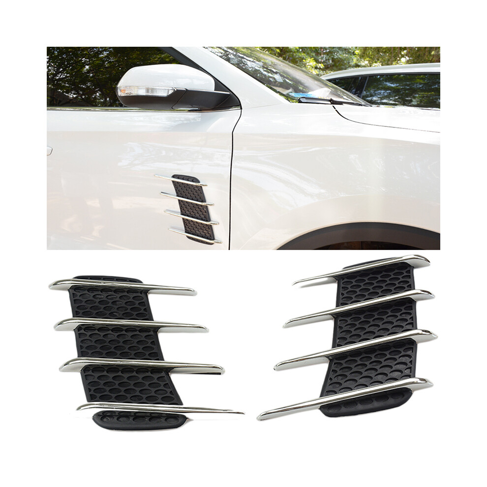 Auto Flow Vent Fender Intake Car Shark Gills Outlet Stickers Simulation 9486291607882