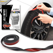 Universal Fender Flare Car Wheel Eyebrow Protector Lip Wheel-arch Trim