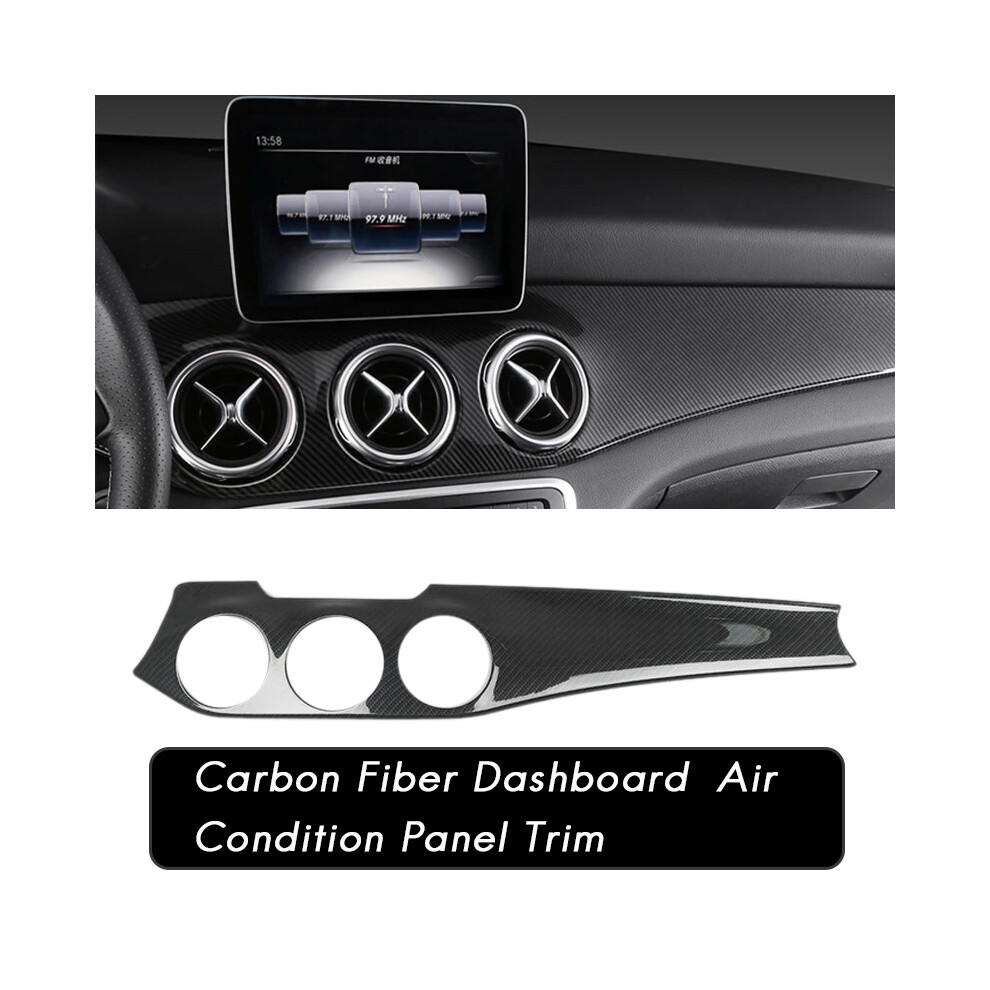 Carbon Fiber Dashboard Center Console Air Condition Panel Decoration For 9486291627736