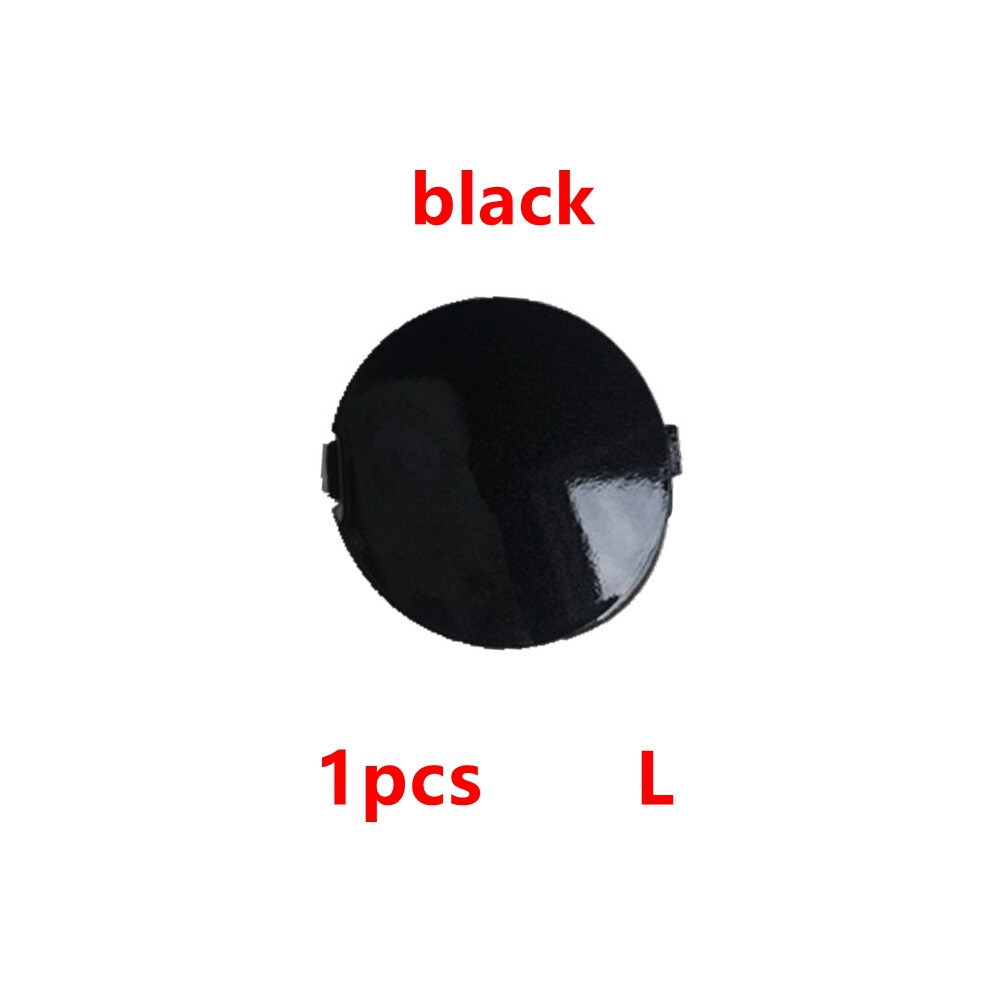 (1 Pcs Lh ) Front Bumper Tow Hook Cover Trailer Hauling Eye Lid Traction Towing Cap Black 9486291465604