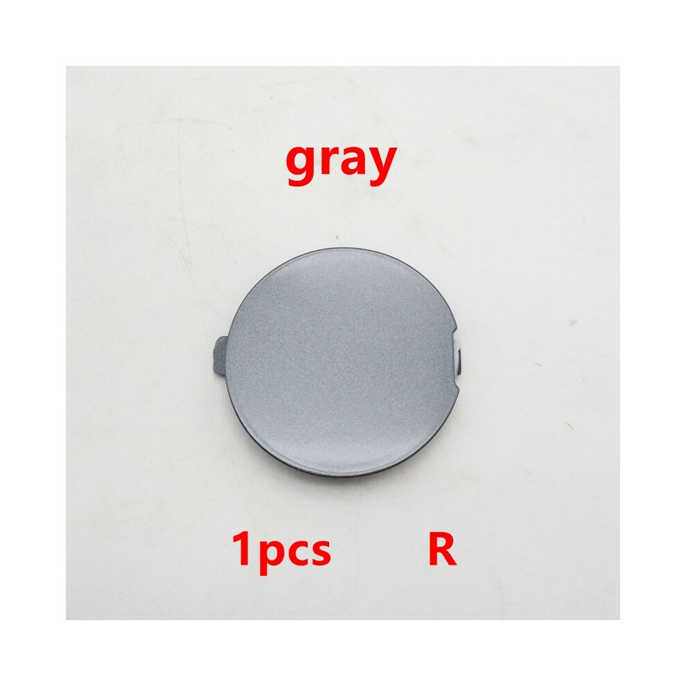 (1 Pcs Rh ) Front Bumper Tow Hook Cover Trailer Hauling Eye Lid Traction Towing Cap Gray 9486291465673