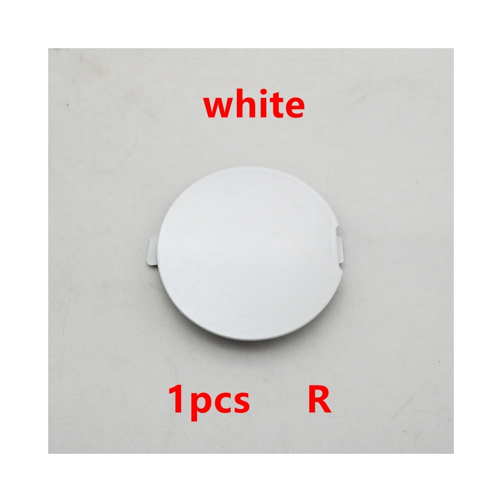 (1 Pcs Rh ) Front Bumper Tow Hook Cover Trailer Hauling Eye Lid Traction Towing Cap White 9486291465697