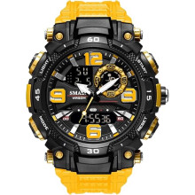 Orange Men Military Watch Waterproof Stopwatch LED Digital Male Clock Sport Multifunctional Wristwatches