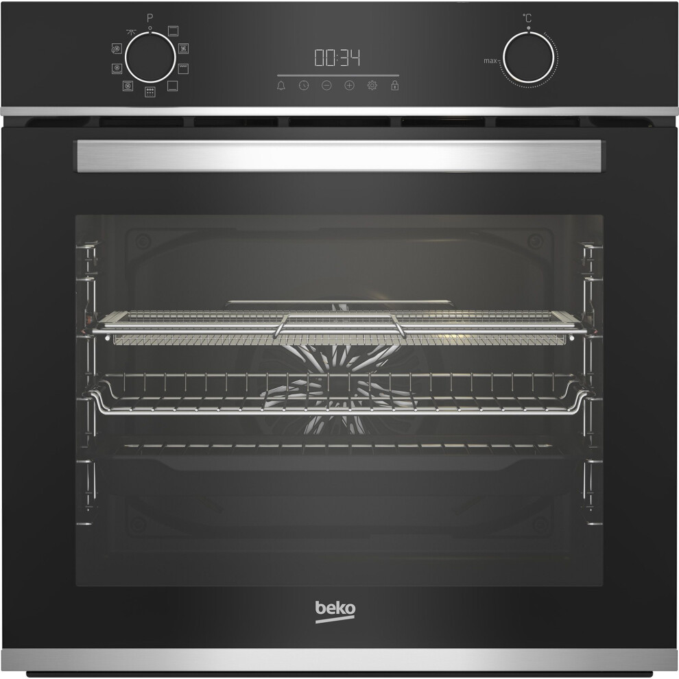 Beko b300 Built In Electric Single Oven - Black - A+ Rated