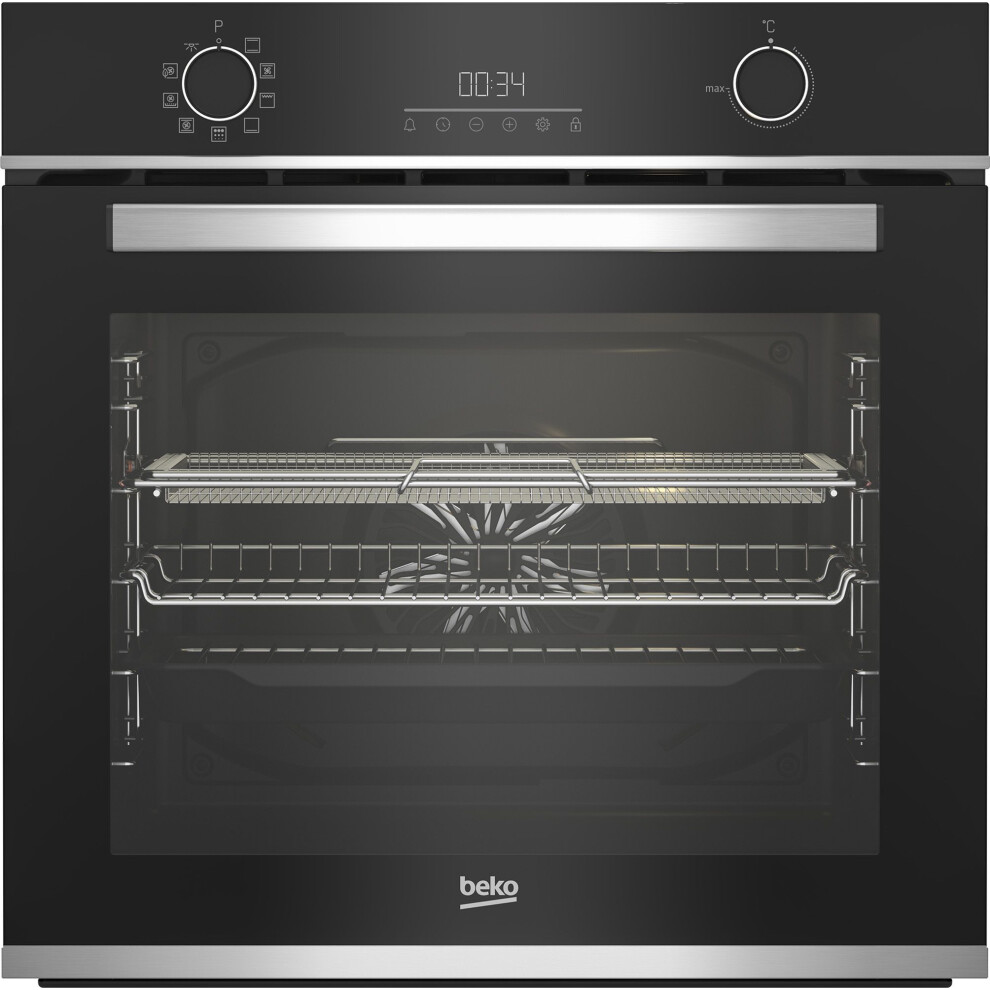 Beko B300 Built In Electric Single Oven - A+ Rated Black
