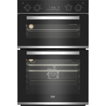Beko bPRO 500 Built In Electric Double Oven - Black - A/A Rated
