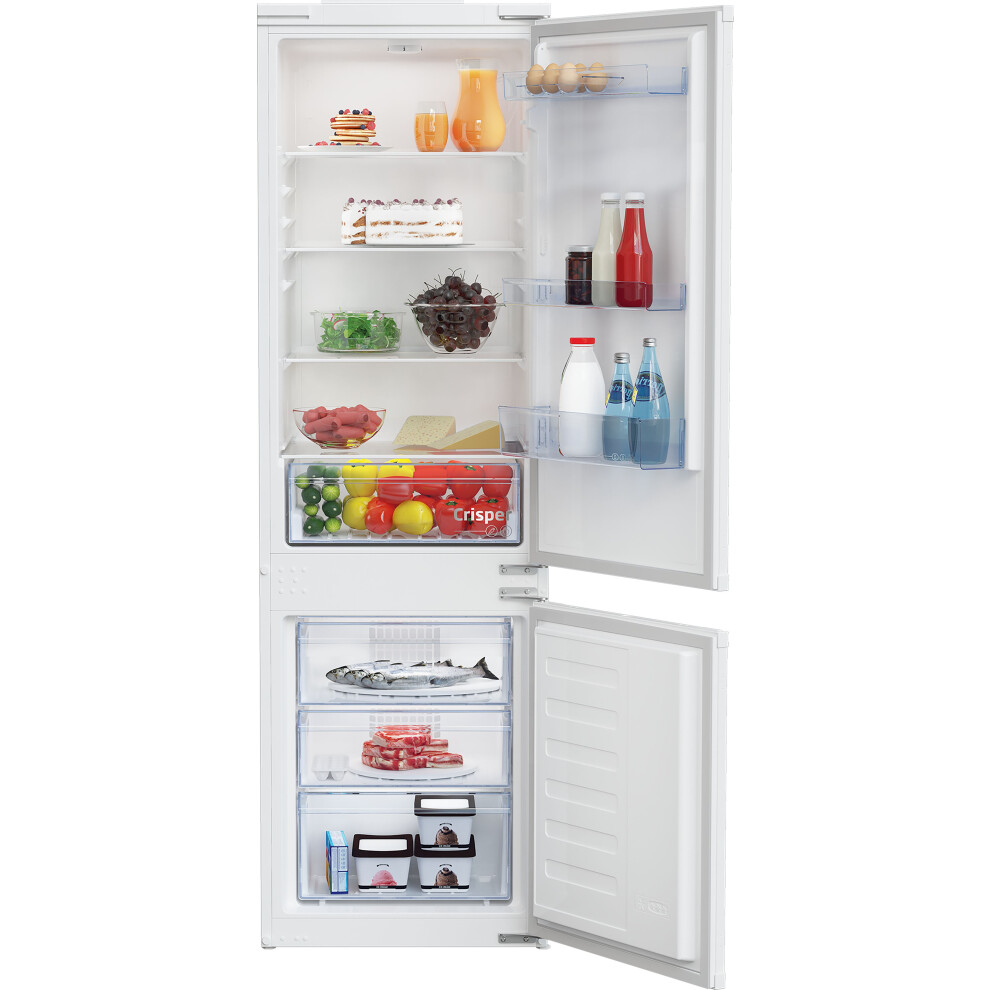 Beko Integrated 70/30 Fridge Freezer with Sliding Door Fixing Kit - White - E Rated