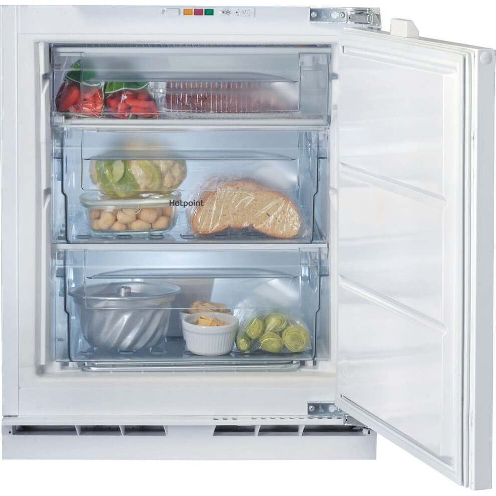 Hotpoint Integrated Under Counter Freezer With Fixed Door Fixing Kit - E Rated