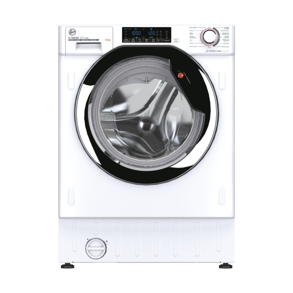 Hoover H-WASH 300 PRO HBWODS69TAMCE/80 Integrated 9kg Washing Machine with 1600 rpm - White / Chrome - A Rated