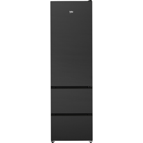 Beko Beko HarvestFresh 60/40 Fridge Freezer - Black - E Rated