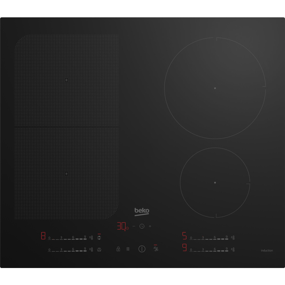 Beko HII64760UFT 60cm Induction Hob - Black