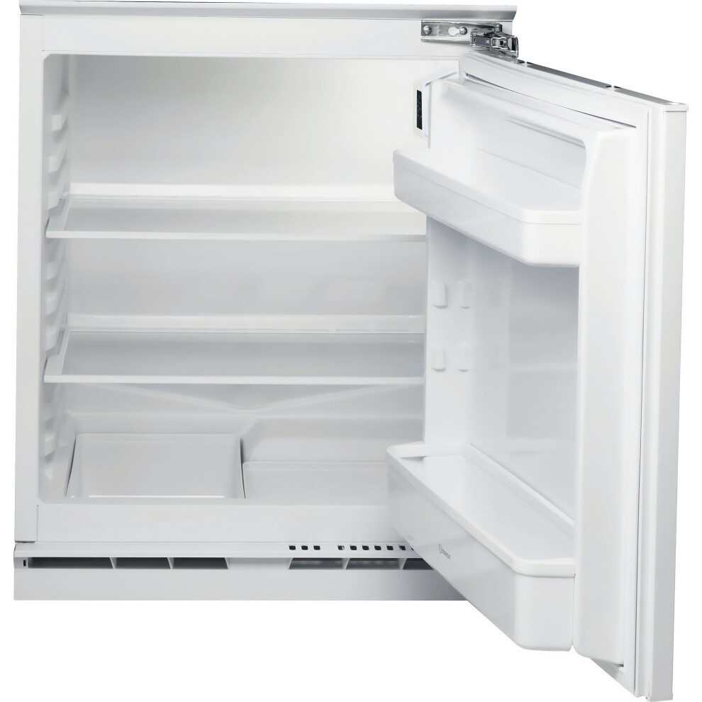 Indesit INBUL011.UK Integrated Under Counter Fridge - Fixed Door Fixing Kit - White - E Rated