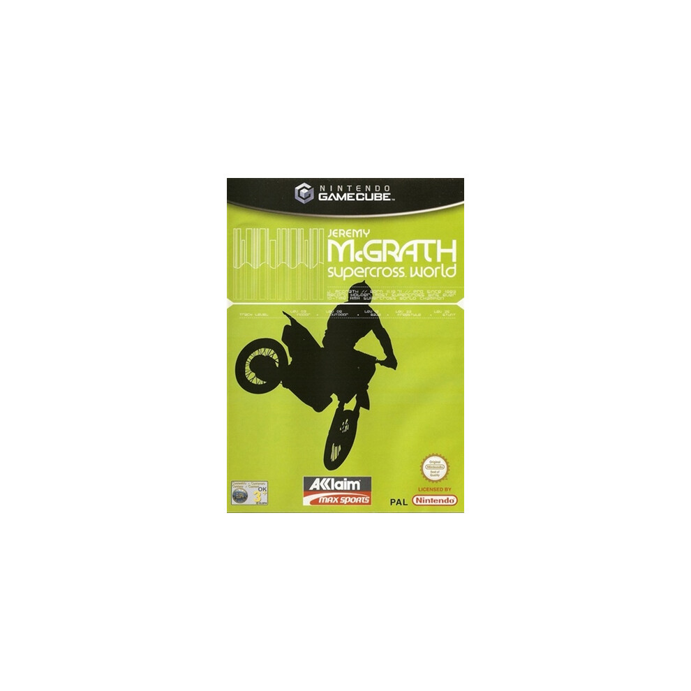 Jeremy Mcgrath Supercross World Used Gamecube Game 3455196528512