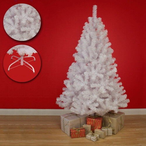 (12FT) White Artificial Bushy Pine Christmas Tree