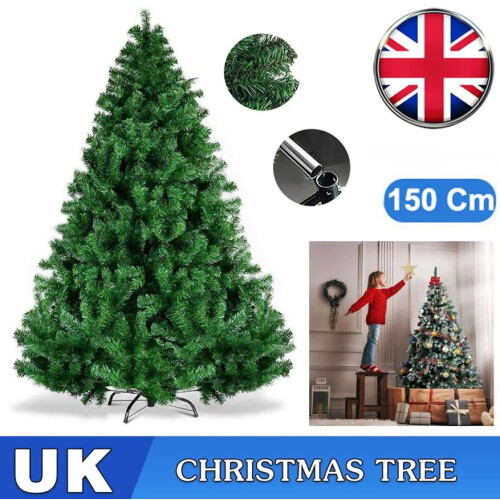 5ft Artificial Christmas Tree - Large Bushy Xmas Tree with Metal Stand 1