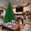 5ft Artificial Christmas Tree - Large Bushy Xmas Tree with Metal Stand 5