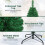 5ft Artificial Christmas Tree - Large Bushy Xmas Tree with Metal Stand 7