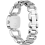 GUCCI Gucci YA125502 Ασημί γυναικείο ρολόι από φίλντισι 3