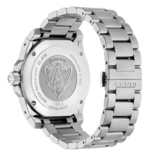 GUCCI Ανδρικό ρολόι Gucci YA136203 Dive Blue Dial από ανοξείδωτο χάλυβα 2