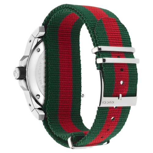 GUCCI Ανδρικό ρολόι Gucci YA136209 Black Dial 2