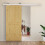 Homcom HOMCOM 6FT Steel Sliding Barn Door Hardware Track Kit Rail Roller Track System 8