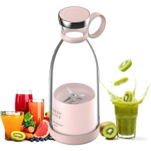 Blender Smoothie350ML Blender Portable Blender Mini Blender MixerFresh Juice Blender BottleSmoothie Mixer Blender Bo [240]