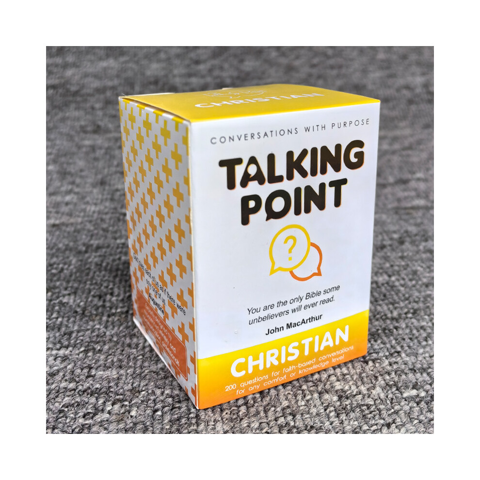 ( Talking Point Faith Edition) Couples Dating Intimate Relationships Game Cards