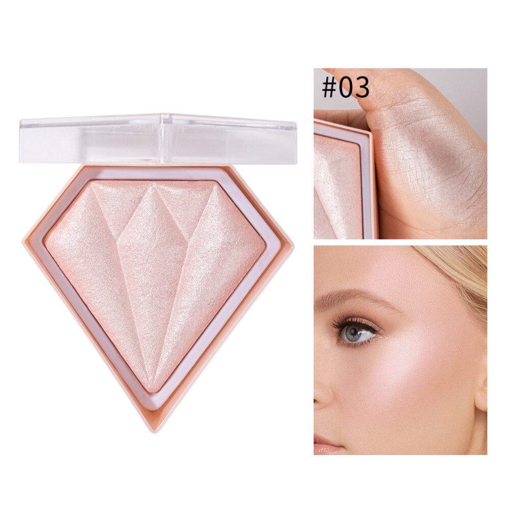 (#03) Face Glitter Blush Highlighter Blusher Powder