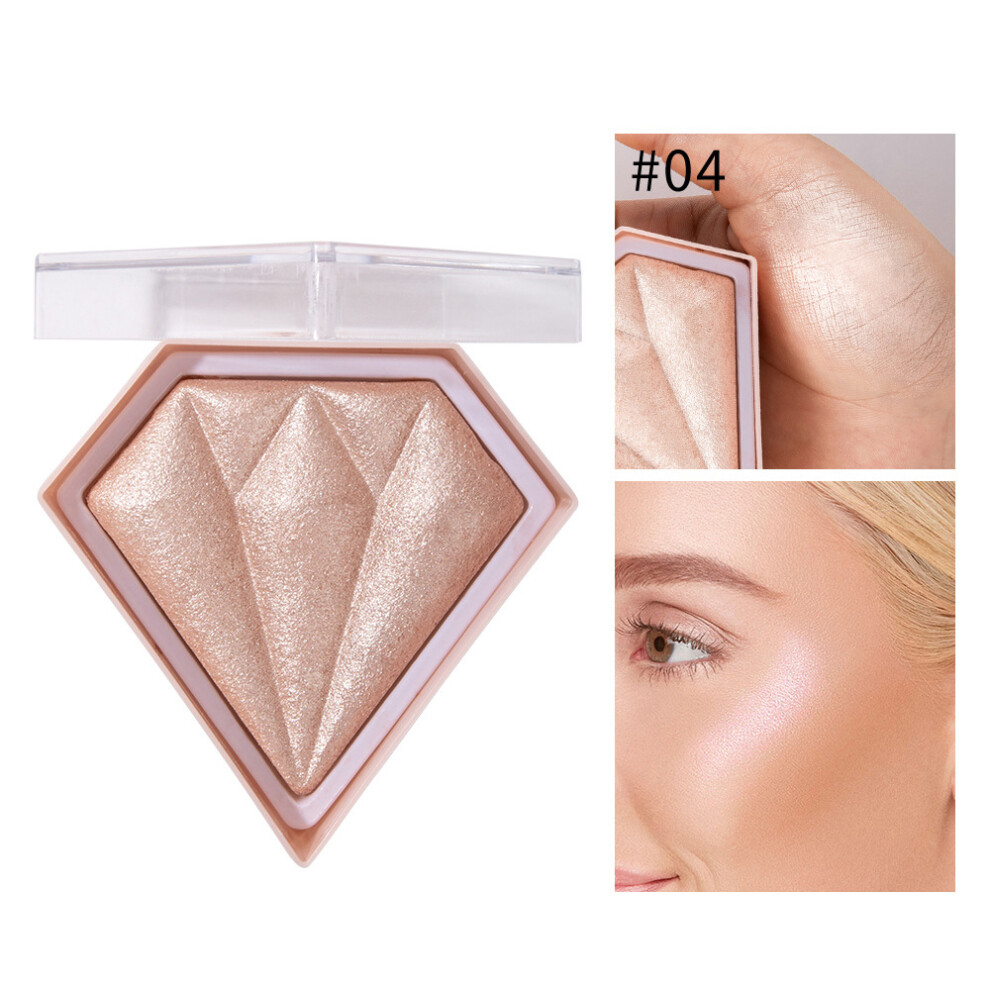 (#04) Face Glitter Blush Highlighter Blusher Powder
