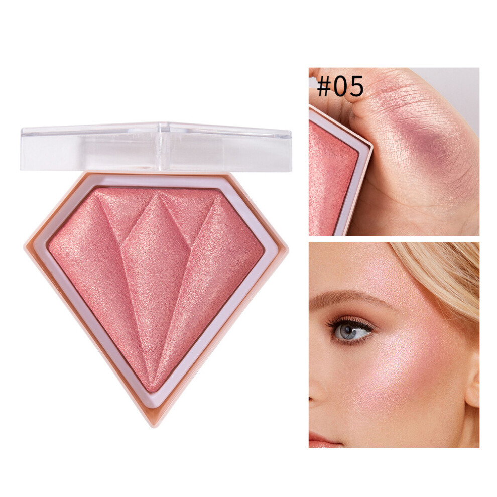 (#05) Face Glitter Blush Highlighter Blusher Powder