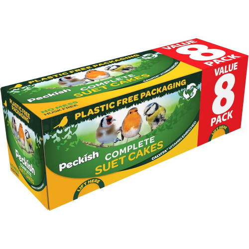 Peckish Peckish Complete Seed and Nut Suet Cakes 8 Pack Box