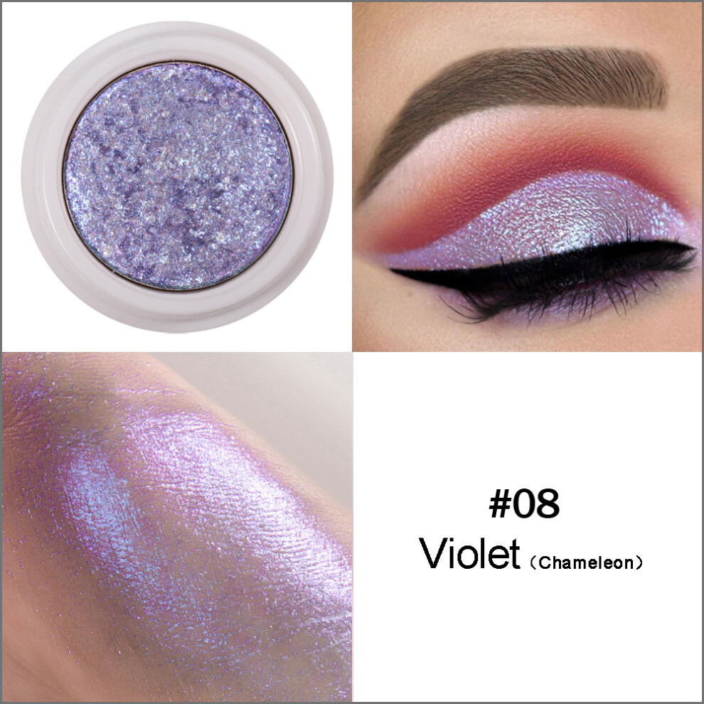 (08#) Pearlescent Shiny Eyeshadow Waterproof Eye Makeup