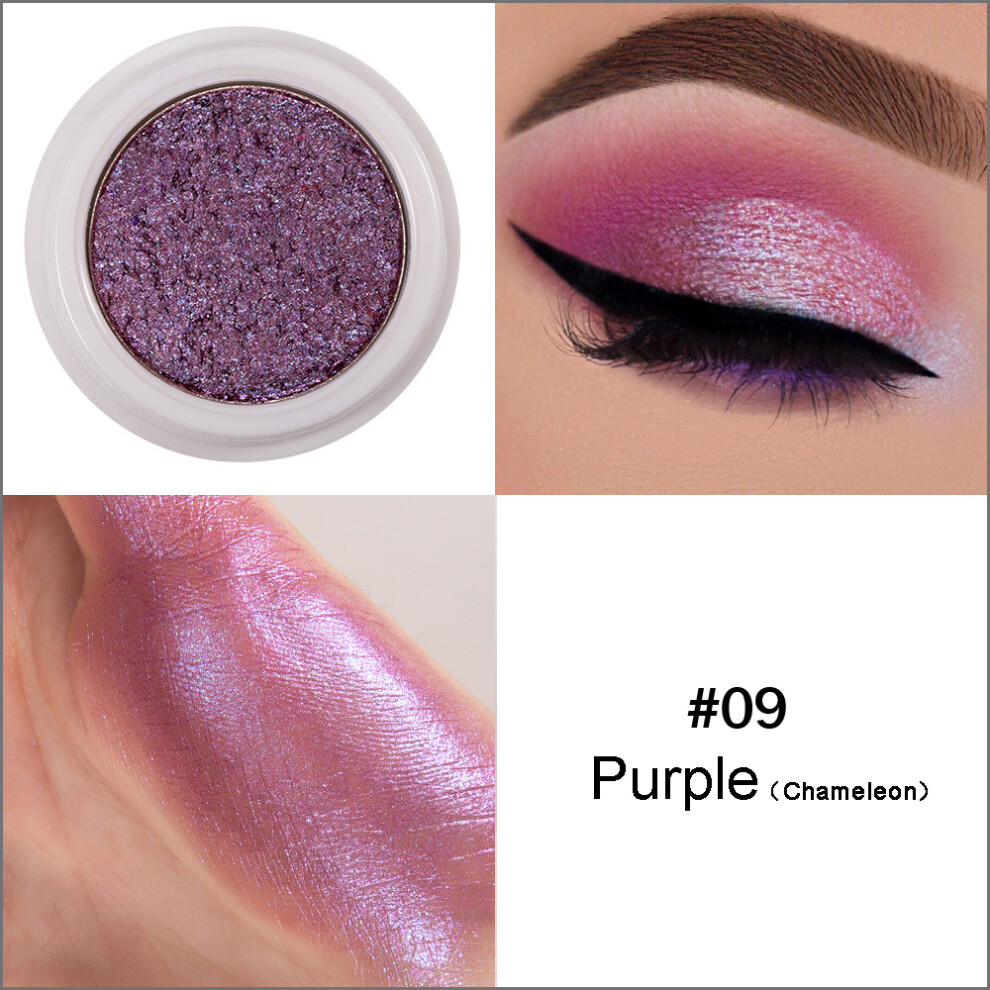 (09#) Pearlescent Shiny Eyeshadow Waterproof Eye Makeup