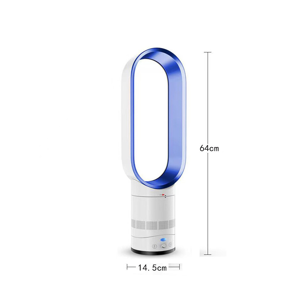 (Blue) 65CM Bladeless Fan AirFlow Cooling Fan Office Home