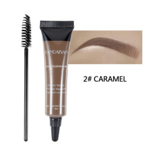 (2# CARAMEL) Waterproof Lasting Eyebrow Tint Gel with Brush