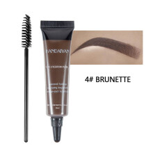 (4# BRUNETTE) Waterproof Lasting Eyebrow Tint Gel with Brush