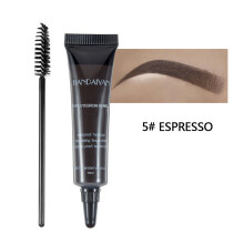 (5# ESPRESSO) Waterproof Lasting Eyebrow Tint Gel with Brush