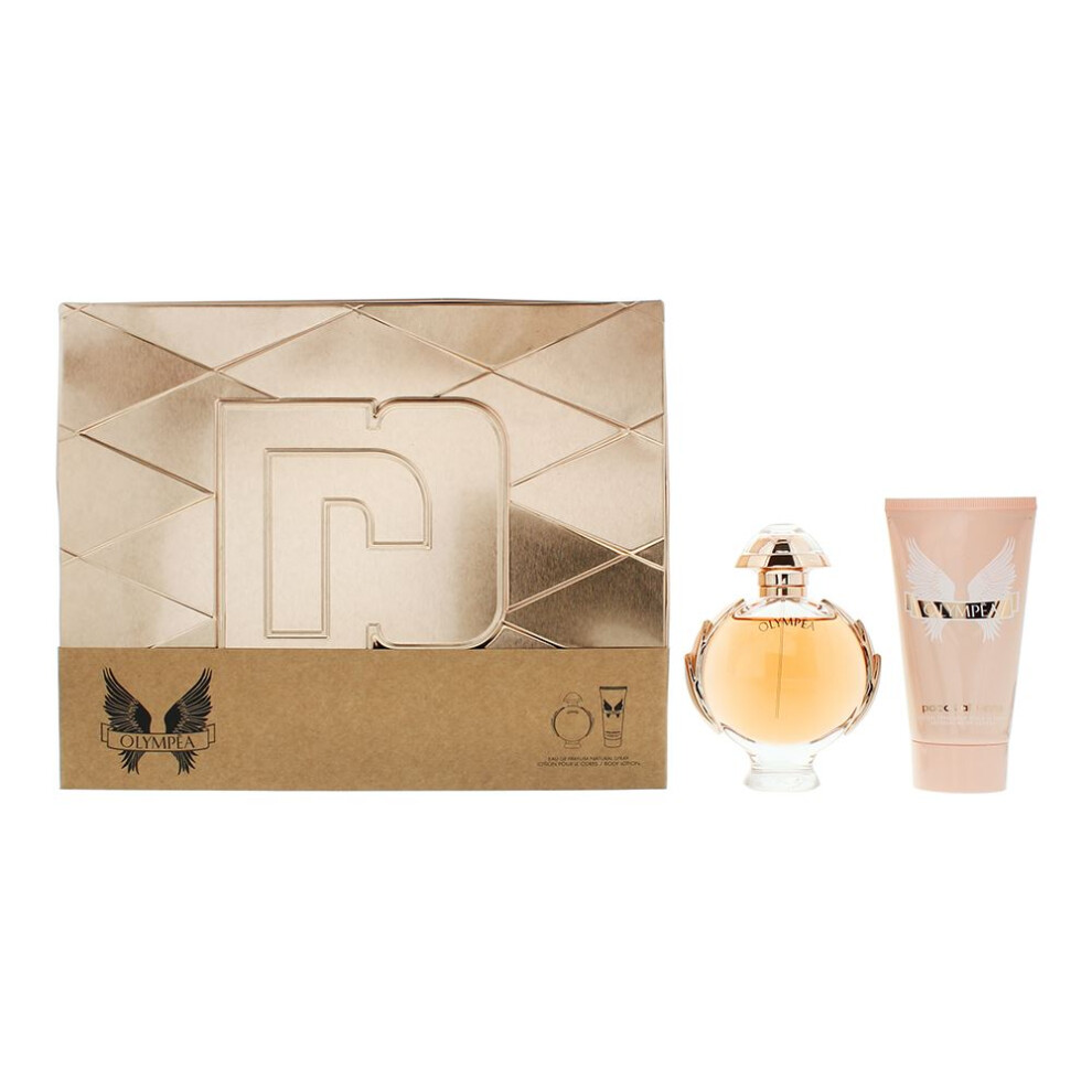 Paco Rabanne Olympea Gift Set 50ml EDP Spray + Body Lotion 75ml