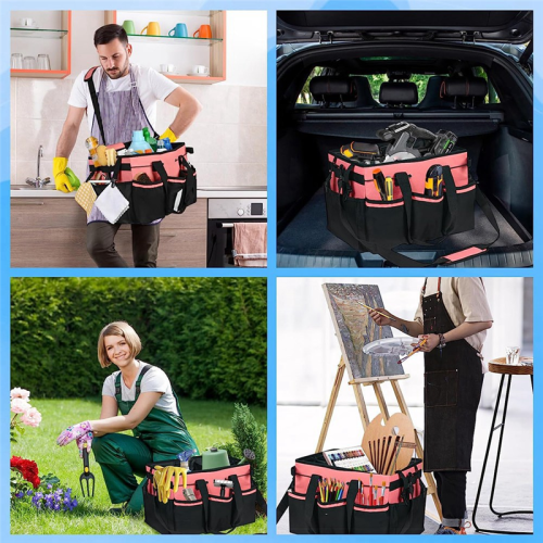 Wearable Cleaning Storage Bag, Cleaning Tool Organizer 1