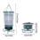 2Pcs bird Feeder, Squirrel Proof Bird Feeders 6