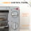 Homcom HOMCOM Mini Oven 9L Countertop Toaster Oven with Timer Control 750W Silver 5