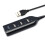 4-Port USB Hub Adapter for Laptop Receiver Computer Accessories Black 3