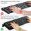 Acrylic Computer Keyboard Stand for Desk, Keyboard Riser Tilt Lift 3