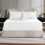 Imperial Rooms (White, Double) Luxury Fitted Sheet Single Double King Bed Sheets 3