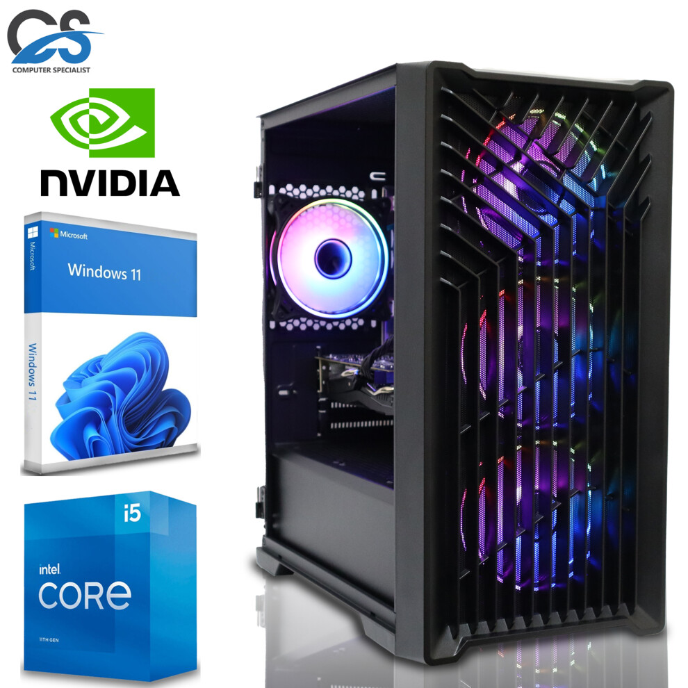 (1TB HDD + 480GB SSD, 4GB NVIDIA GTX 1650) Ultra Fast Gaming PC i5 11th-Gen 32GB 2TB+960GB 4GB NVIDIA GTX 1650 WIN 11-image-OPC-P8NYZZK-NEW